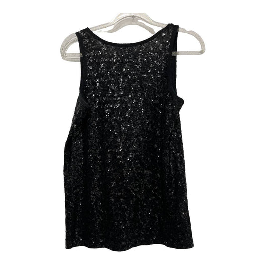 J Crew Sequined Tank Size XS, Black