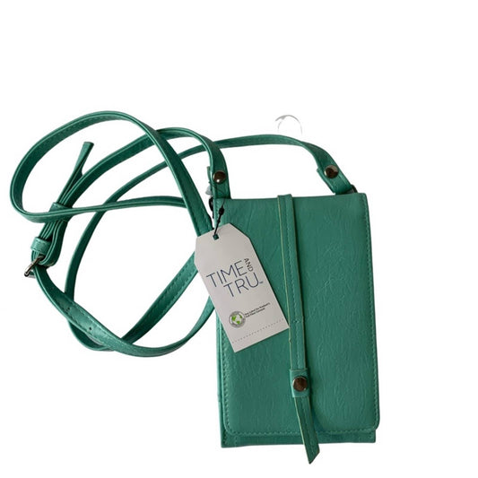 NEW Time and Tru Crossbody Bag, Green