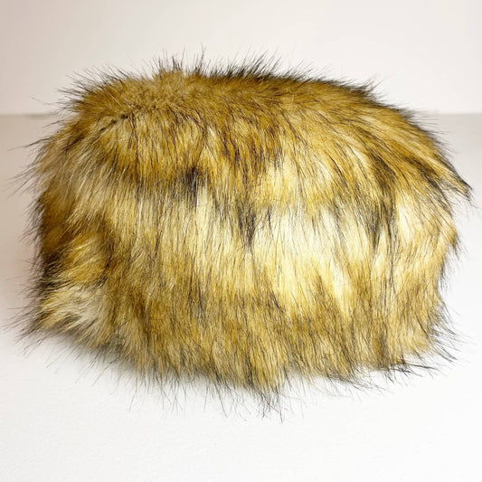 NEW Hat Attack Faux Fur Hat One Size Vegan Fur Winter Trendy Cap Hat