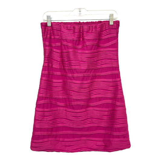 HeartSoul Vintage Tube Top Mini Dress Size L, Hot Pink