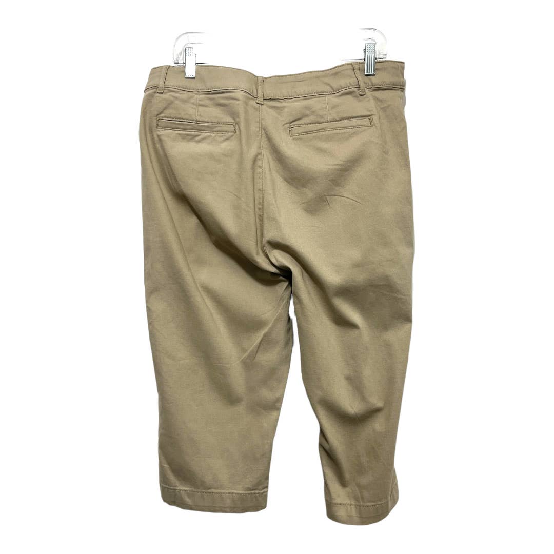 St. John's Bay Capri Pants Size 16, Tan