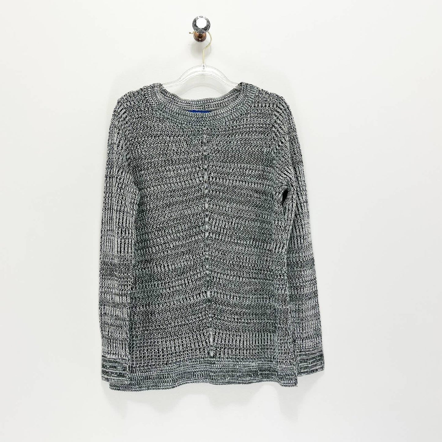 Apt 9 Pullover Winter Sweater - Size M, Gray & Black