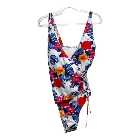 NEW Floral One Piece Swimsuit Size L