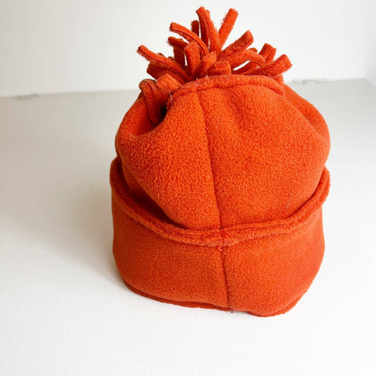 Hat Attack Orange Polyester Beanie