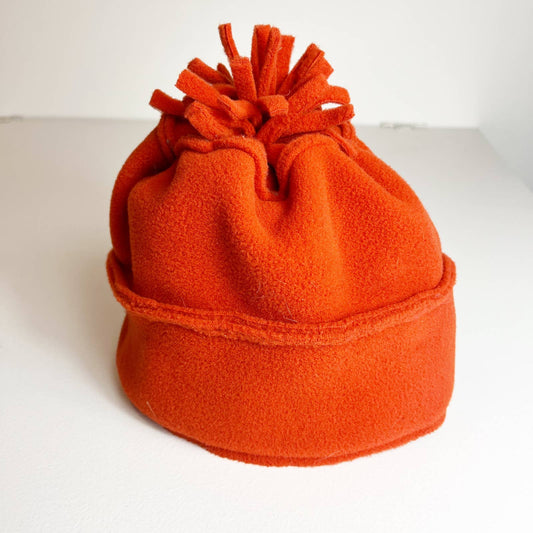 Hat Attack Orange Polyester Beanie