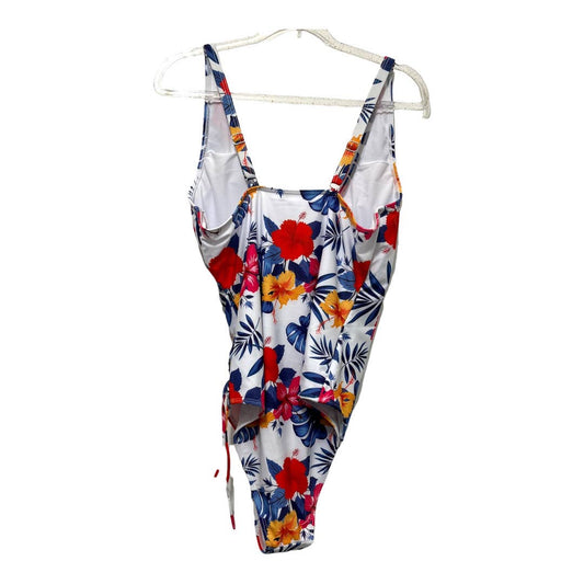 NEW Floral One Piece Swimsuit Size L